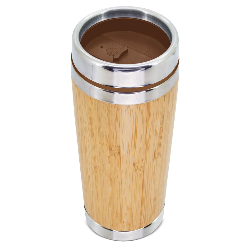 Gobelet Isotherme en Bambou 500ml Double Couche pour Maintenir la Température