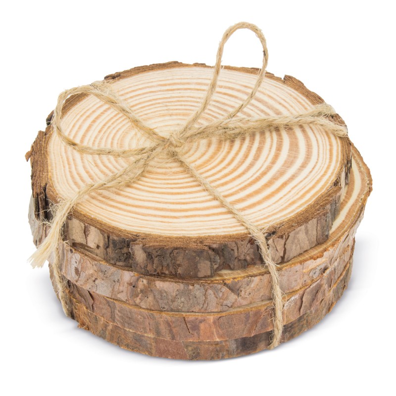Set de sous-verres en bois janaki
