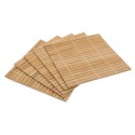 Ensemble de 5 sous-verres en bambou ceylan