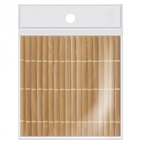 Ensemble de 5 sous-verres en bambou ceylan