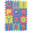 Puzzle en Mousse EVA avec Lettres et Chiffres Jouet Éducatif pour Enfants