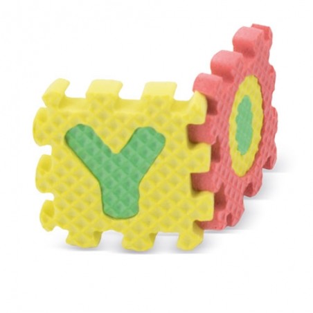 Puzzle en Mousse EVA avec Lettres et Chiffres Jouet Éducatif pour Enfants