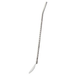 Cuillère à paille à mélanger Queens en acier inoxydable