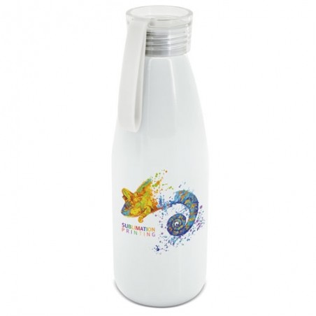 Bidon en aluminium avec couvercle en silicone sublimation