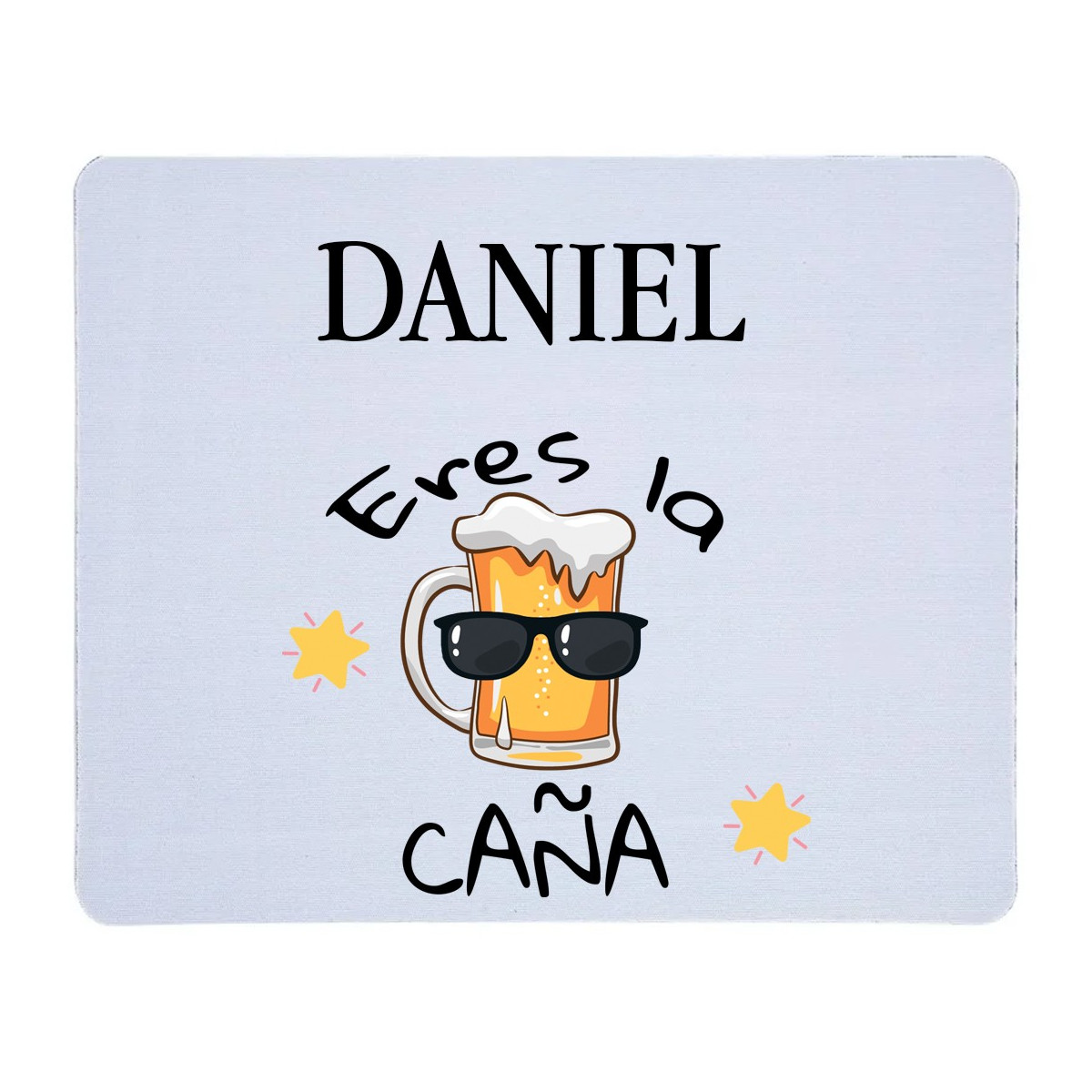 Tapis de souris blanc, tu es la canne personnalisée avec nom