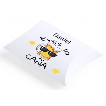 Coffret Cadeau Personnalisé avec Adhésif Eres la Caña
