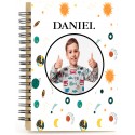 Carnet d'univers personnalisé avec nom et photo en couleur