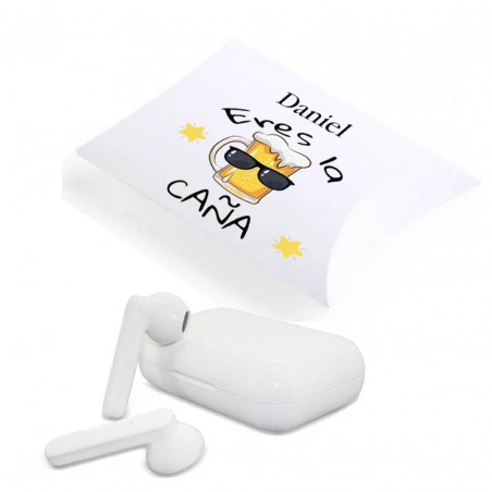 Casque Bluetooth présenté dans un coffret cadeau...