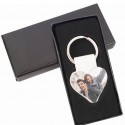 Porte-clés coeur personnalisé avec photo couleur