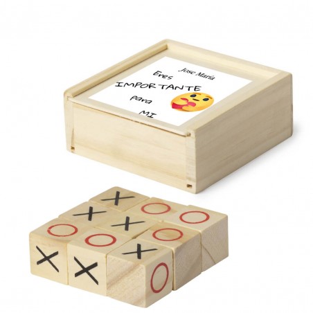 Jeu de morpion personnalisé avec autocollant « Tu es important pour moi »