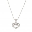 Pendentif coeur personnalisé avec prénoms