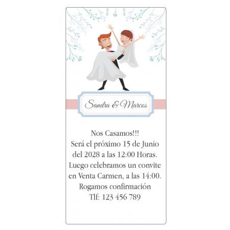 faire part d’invitation mariage economique