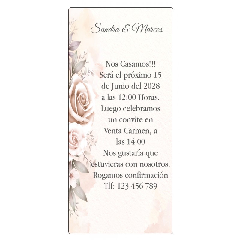 Invitation anniversaire de mariage Carte classique et vintage 