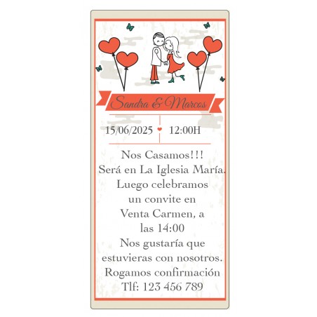 invites mariage cadeaux