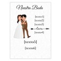Autocollant de mariage personnalisé avec les noms des invités