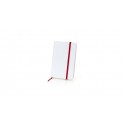 Carnet personnalisé avec le nom de l'invité et l'autocollant de première communion de la fille