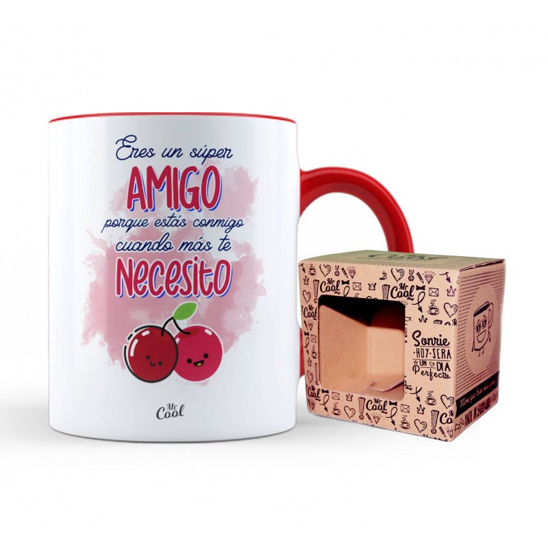 Tasse rouge, tu es un super ami parce que tu es avec moi quand j'ai le plus besoin de toi