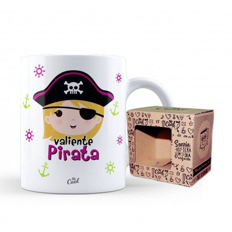 Brave pirate girl mug