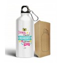 Bouteille en aluminium 500ml profite de chaque moment de la vie carpe diem