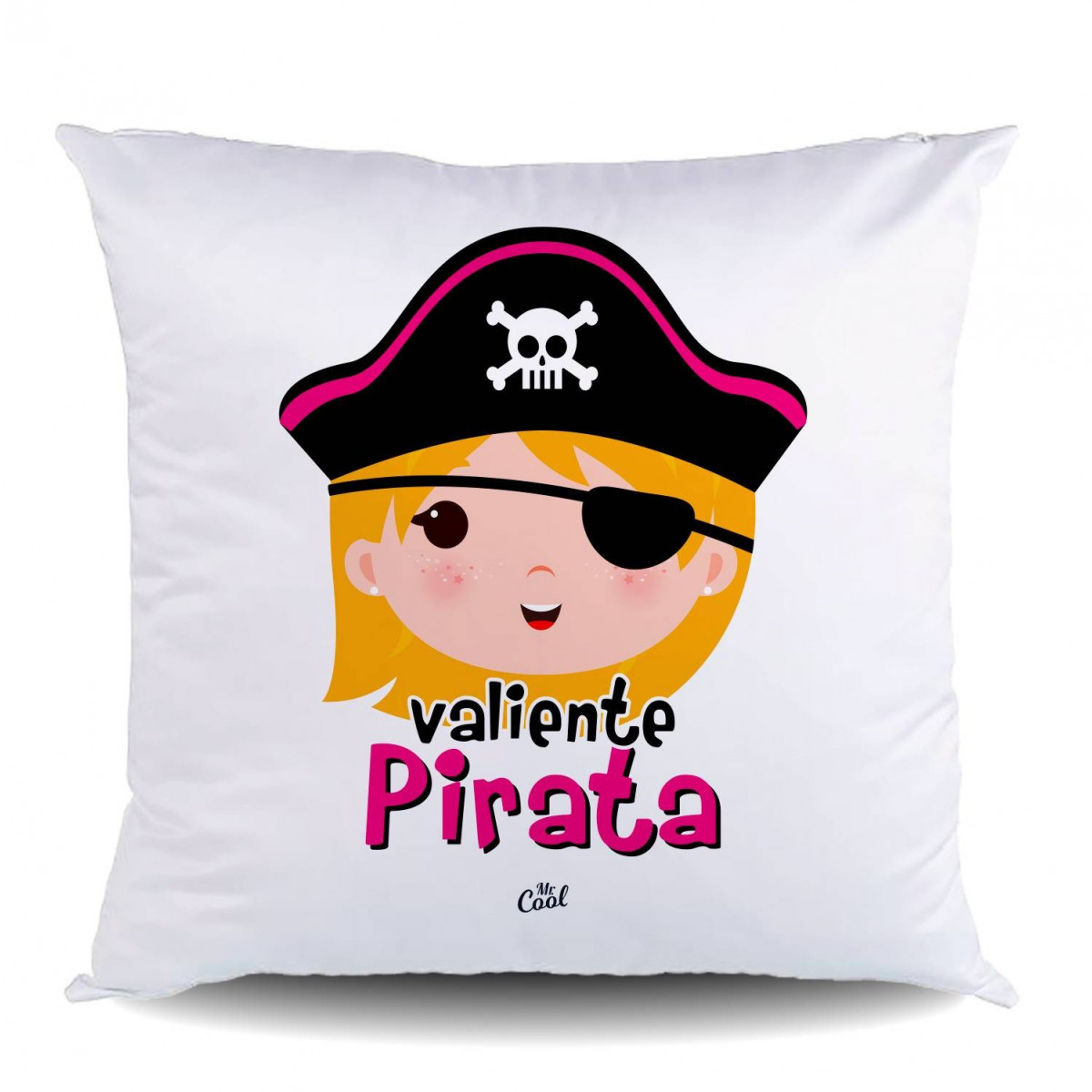 Coussin de pirate courageux fille