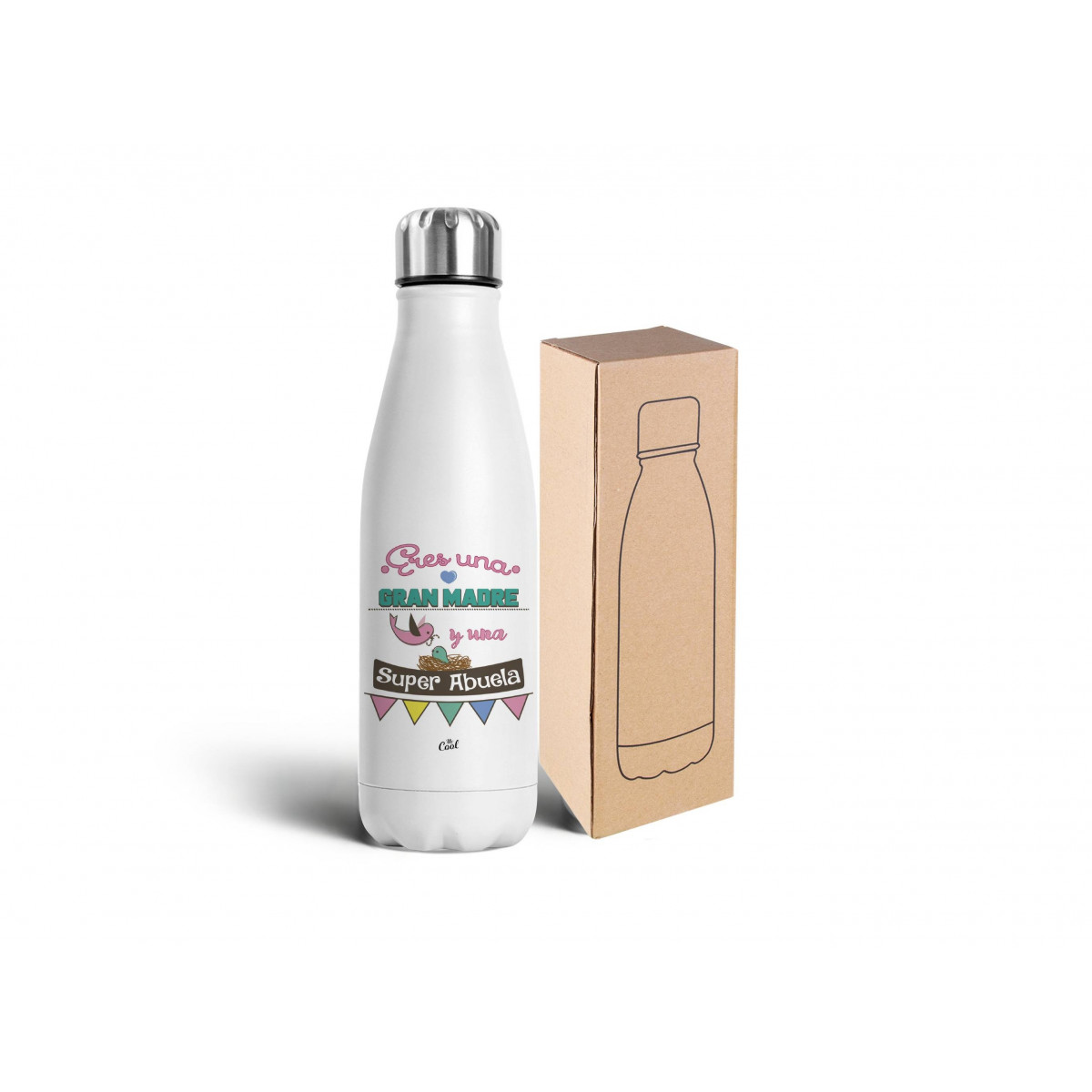 Bouteille en acier inoxydable 750 ml you are a great mother and a super grandmother