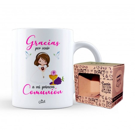 Mug merci d être venu à ma première communion fille