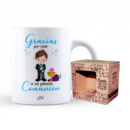 Mug merci d être venu à ma première communion garçon