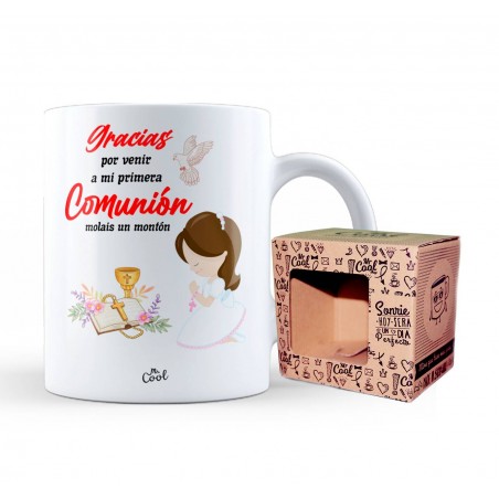 Mug Merci d'être venu à ma première communion Molais A...