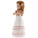 Figure gâteau fille communion betty avec coeur mains