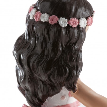 Figurine de gâteau fille communion dansant