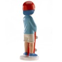 Figurine de communion boy cake avec cap et scooter