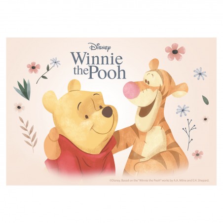 Gaufrette Rectangulaire pour Gâteau avec Winnie l'Ourson...
