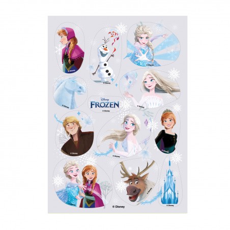 Décoration comestible découpable pour gâteau et cupcake Frozen II