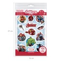 Décoration comestible pour gâteaux et cupcakes à découper avengers