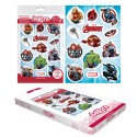 Décoration comestible pour gâteaux et cupcakes à découper avengers