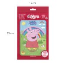 Wafer cake silhouette avec peppa pig design