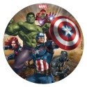 Gaufre comestible pour la décoration de gâteaux modèle Avengers