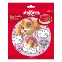 Paw patrol skype design gâteau décoration gaufrette