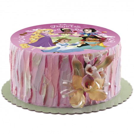 Disque comestible pour gâteau de princesse zéro 15 5cm