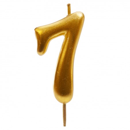 Bougie d'anniversaire numéro 7