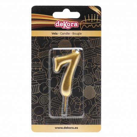 Bougie d'anniversaire numéro 7