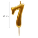 Bougie d'anniversaire numéro 7
