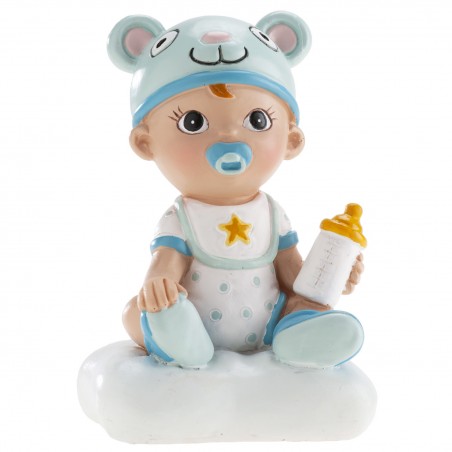 BAPTÊME BÉBÉ AVEC BIBERON 10CM