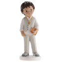 Figurine de gâteau pour la communion garçon Bruno