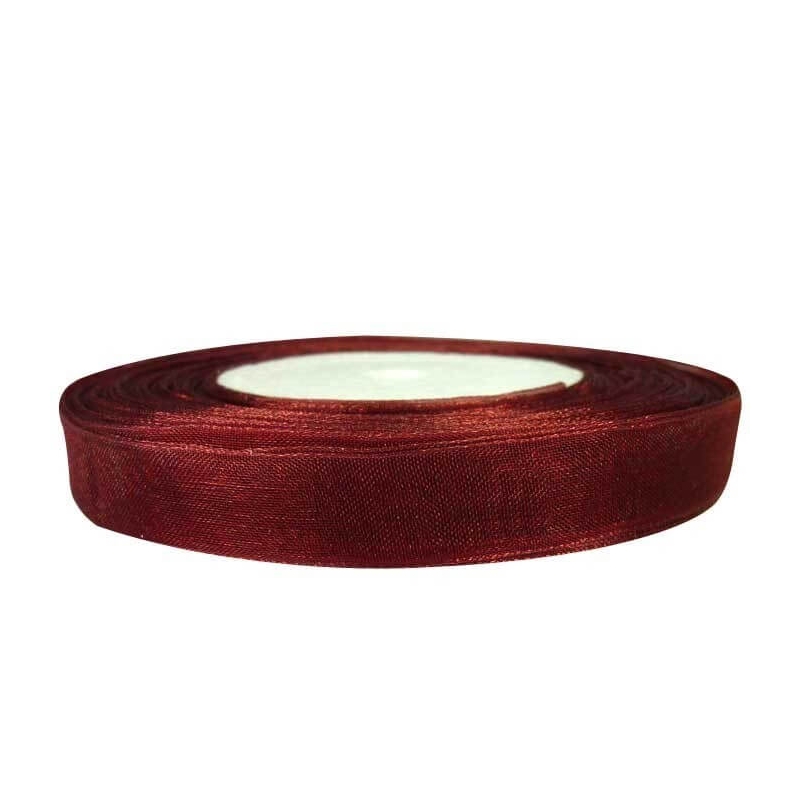 Ruban Organza Grenat Ruban Organza Grenat