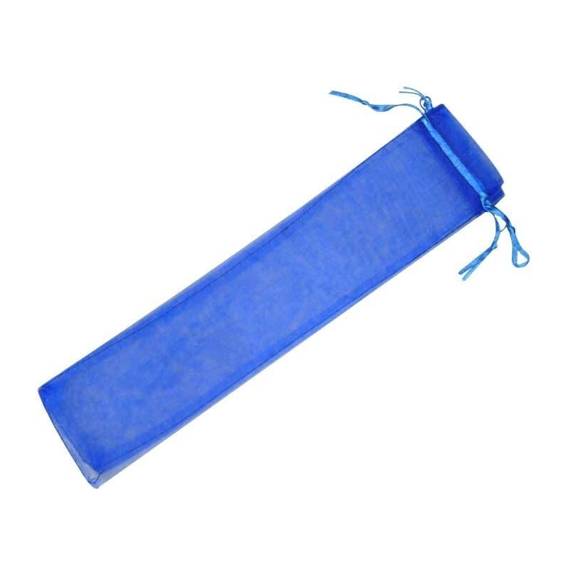 Organza Bleu Eventails Organza Bleu Eventails