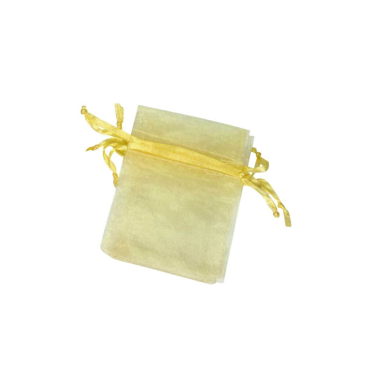 Sacs en organza champagne 7 x 10
