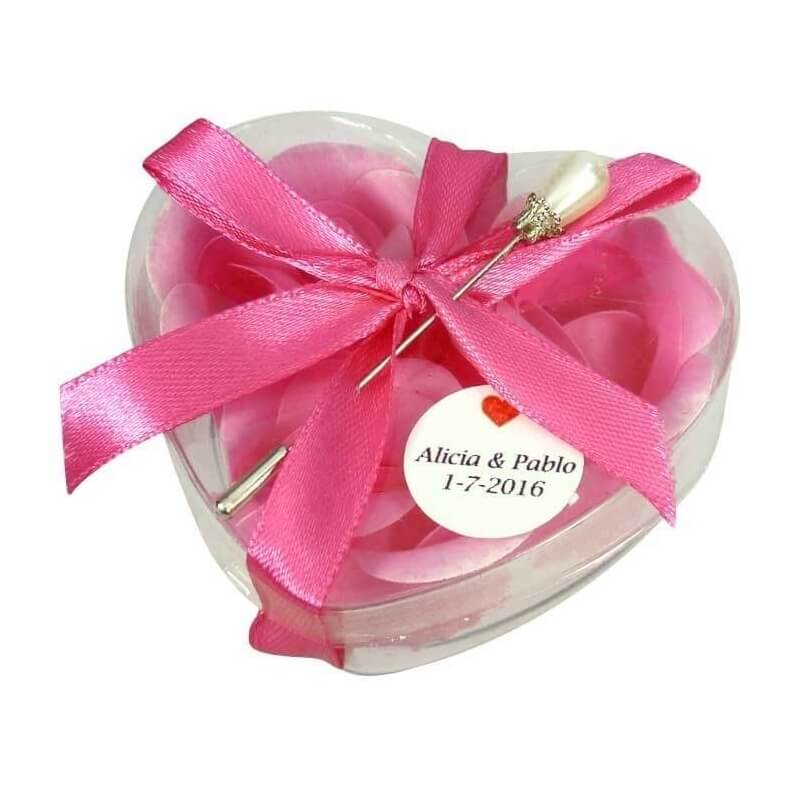 Savon avec épingle personnalisée pour invitées