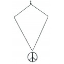 Collier hippie en métal