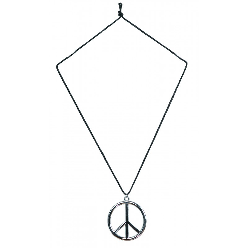 Collier hippie en métal